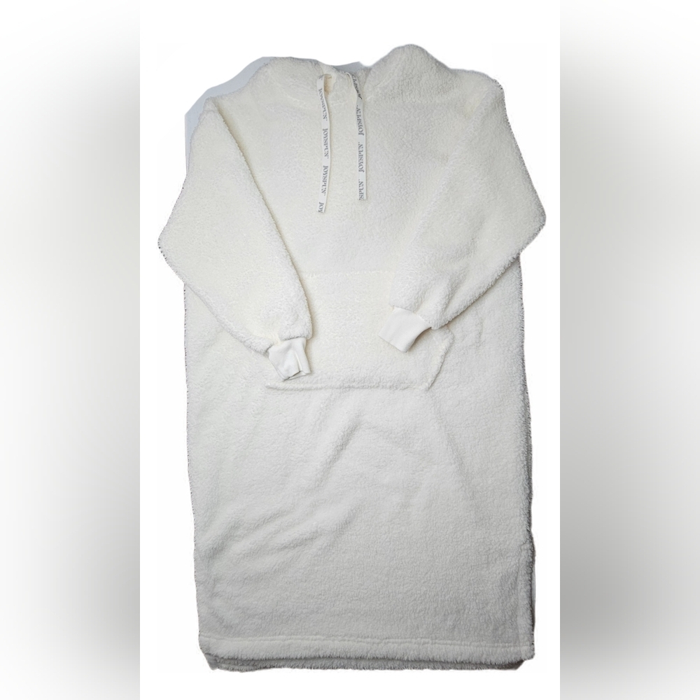 Joyspun’s Plush Lounger Long Pullover Sleep Hoodie Ultra Plush Super-soft
